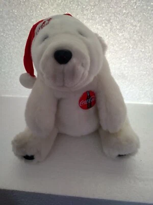 Coke White 1996 Coca-Cola Company Weihnachten Eisbär - Bild 1 von 4