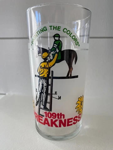 1984 Preakness Pimlico Mint Julep Glass, 109th Cover