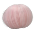 Doll Wig Hair With Bangs Doll Hair For 1/6 6.1-6.7 Inch Doll(Sakura Pink) Eob