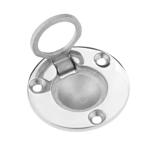 Marine Grade AISI 316 Stainless Steel Hatch Ring Handle Mount Dia 5mm for Boat - Picture 1 of 6