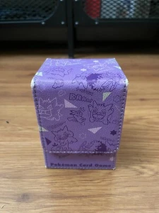Pokemon Center 2019, Gengar De Hiyari, caja de cubierta de cuero, usado - Imagen 1 de 9