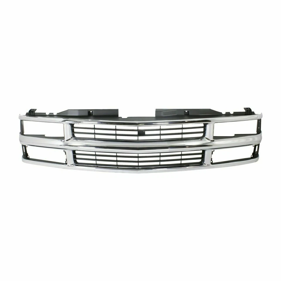 Chrome Black Grille For 1994-1999 Chevrolet C/K 1995-2000 Tahoe GM1200238 - Image 1 of 4