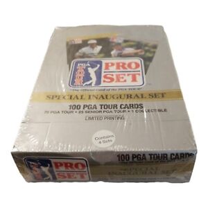 PGA Tour Pro Set special inaugural (4) set 100 Golf Cards Box Rare 1990 Rookie