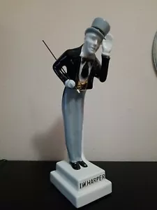 Vintage 1968 I. W. Harper Bowling Man Collector's Figurine Decanter W/Cane Rare! - Picture 1 of 10