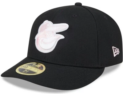 NEW ERA 59Fifty Mujer Baltimore Olieres Día de la Madre Gorra Ajustada Talla 7 3/8 Foto 1 de 4