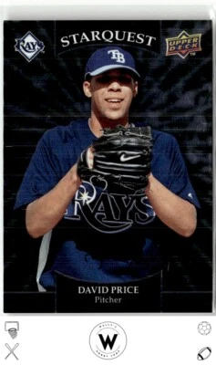 2009 Upper Deck #SQ-37 David Price StarQuest Gold Rare - Image 1 of 2