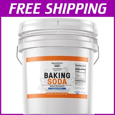 Bicarbonato de sódio versátil 35 lb sem alumínio para cozinhar, assar e desodorizar - Imagem 1 de 4