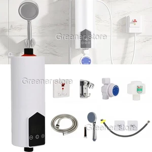5500W Elektrischer Durchlauferhitzer Sofort 110V/220V Küche Bad Dusche LED LCD - Bild 1 von 14