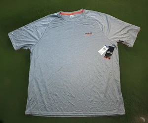 NEW Polo Sport Ralph Lauren Short Sleeve Shirt Jersey Thermo Vent Gray 2LT NWT - Picture 1 of 7