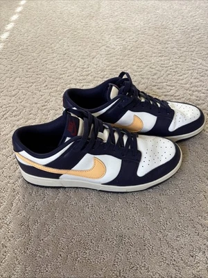 Nike Dunk Low “From Nike to You” (azul marino/dorado/blanco) zapatillas edición limitada Foto 1 de 4