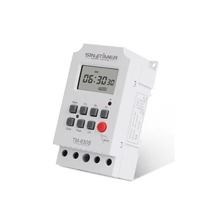 Zeitschaltuhr Digital Timer Switch Innen Außen -20°C~+50°C 12V DC/AC LCD - Bild 1 von 6