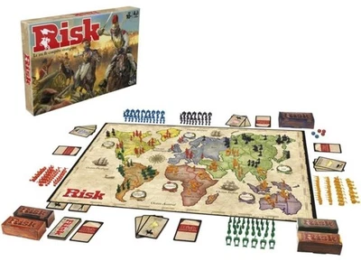 Risk Classic Strategy Board Game 2-5 players Family Fun Gift Game Night New  - Image 1 of 4