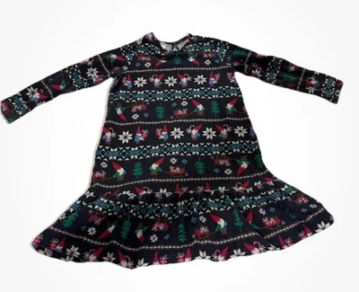 Hanna Andersson Kids Sz 12 150cm Cotton Pajamas Nightgown Christmas Gnome Sweet - Image 1 of 4