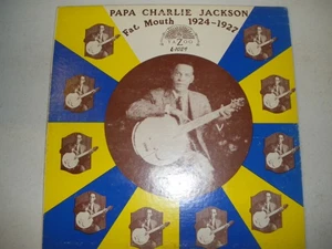 Papa Charlie Jackson, Fat Mouth 1924-1927,  Yazoo L-1029, Blues vinyl LP - Imagen 1 de 3