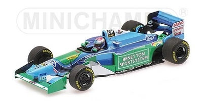 1:43 Minichamps Benetton F1 B194 Ford #6 Hungarian Gp 1994 Verstappen 417941006 - Immagine 1 di 2