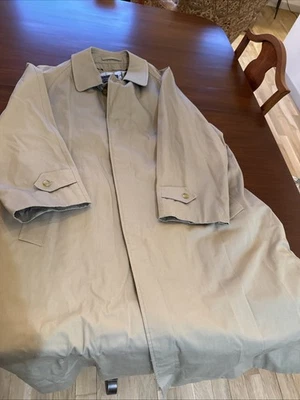 Burberry Мужская однобортный длинный Тренч с молнией в шерстяной подкладке, R46 - Изображение 1 из 4