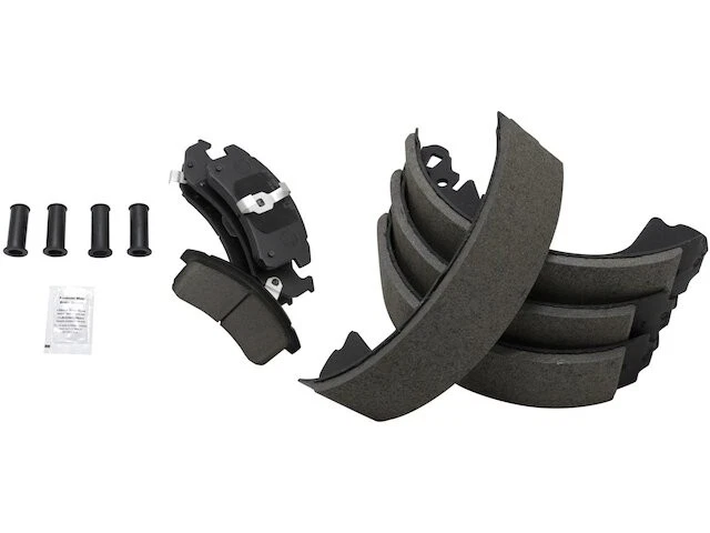 TRQ 92XC76D Brake Pad and Brake Shoe Kit Fits 1994-1999 Pontiac Bonneville - Image 1 of 1