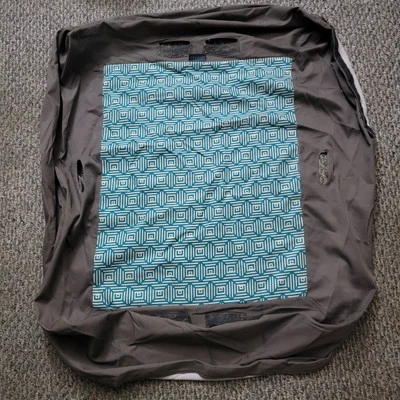 Lovesac Sactional Base Cover Motif Charcoal Grey Chenille  - Image 1 of 2