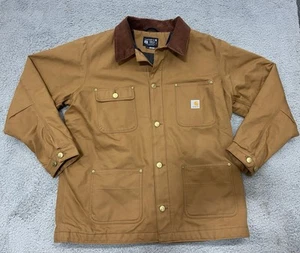 Giacca Carhartt vestibilità ampia taglia XL marrone MODELLO C01-M cappotto lavoro - Foto 1 di 8