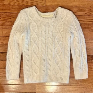 NUEVO Suéter de Alpaca Abercrombie Fitch Para Mujer Pequeño Pescador Tejido - Imagen 1 de 9