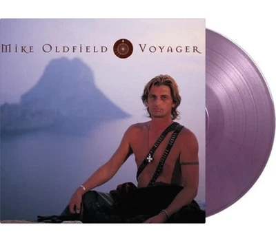 Mike Oldfield Voyager P Album vinyl record Limited Purple Numbered remastered - Image 1 of 3