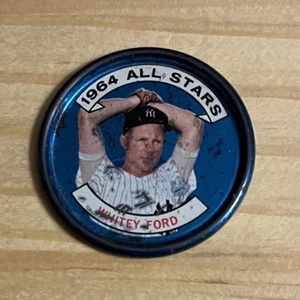 1964 Topps Coin Whitey Ford MLB HOF All Star # 139 New York Yankees Baseball VG - Picture 1 of 2