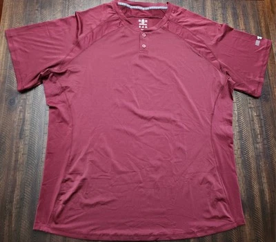Camiseta de béisbol Demarini en blanco de 2 botones para hombre 2XL roja Foto 1 de 4