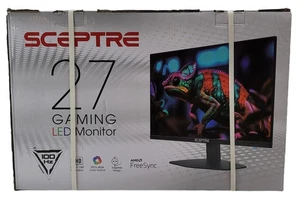 Sceptre 27" FHD 100Hz Edgeless LED Black Gaming Monitor with AMD FreeSync - Picture 1 of 1