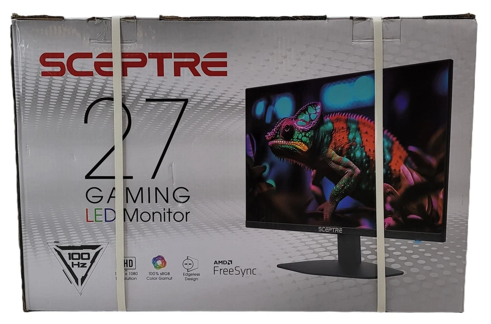 Sceptre 27" FHD 100Hz Edgeless LED Black Gaming Monitor with AMD FreeSync - Image 1 of 1