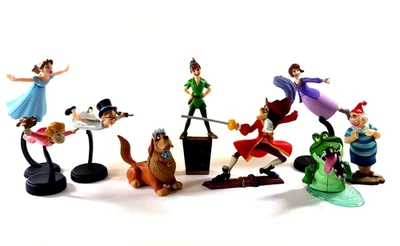 Japón Disney TOMY Choco Egg Peter Pan Juego Completo Miniatura Pequeña Figura Modelo de Juguete Foto 1 de 4