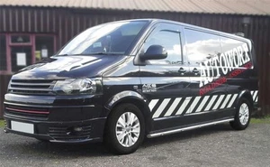 Side Bars + Amber LEDs To Fit Volkswagen T6.1 Transporter Caravelle 2019 - 2024 - Picture 1 of 8