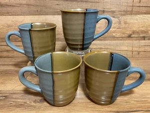 4er SET - SANGO - GOLD DUST GREEN - KAFFEETASSEN # 5040 - GEBRAUCHT, IN EINWANDFREIEM ZUSTAND - Bild 1 von 4