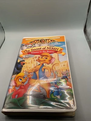 THE SECRET OF NIMH 2 TIMMY TO THE RESCUE VHS CLAMSHELL FAMILY ENTERTAINMENT - Image 1 of 3