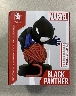 Black Panther Gentle Giant Marvel Animated Mini Statue Diamond Skottie Young - Image 1 of 4
