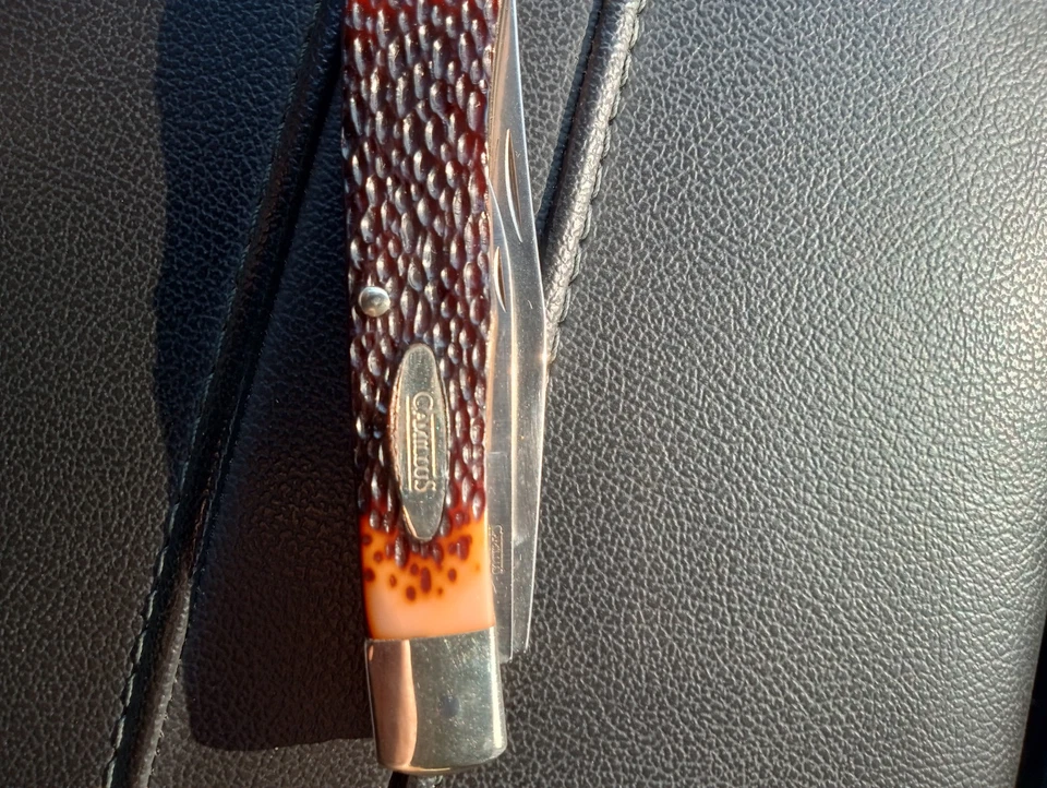 稀有老式卡米卢斯·巴滕德美国刀未使用 状况完好 开箱 — 第 1/4 张图片