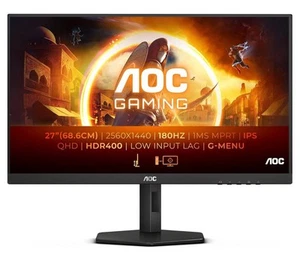 AOC Gaming Q27G4X -27 Zoll QHD Monitor 180 Hz Used With Broken Screen Black - Afbeelding 1 van 6