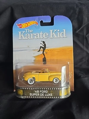 UH Hot Wheels Retro Entertainment 48 Ford Super De Luxe  The Karate Kid *Read** - Image 1 of 4