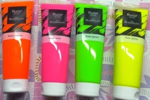 Fluoreszierende Acrylfarbe Malfarbe Acrylfarbe mit je 250ml Künstlerfarbe - Bild 1 von 5