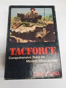 GDW GHQ: Tacforce. Comprehensive Rules for Modern Micro Armor Unpunched Complete - Picture 1 of 12