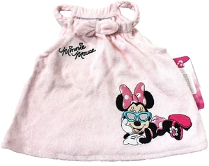 Disney Junior Braided Strappy Embroidered Minnie Mouse Dress Pink Size 9M NWT - Picture 1 of 5
