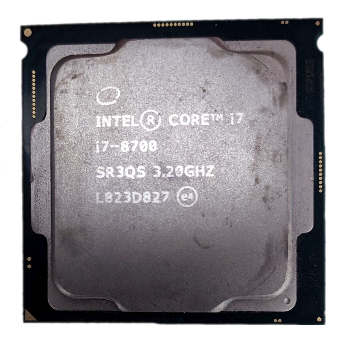 CPU Intel Core i7-8700 CPU Amazon.com: Intel Core i7-8700 6 Cores 3.2GHz 12MB 8 GT/s