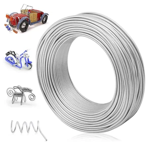 Aluminum Wire, 3Mm Aluminum Craft Wire,Bendable Aluminum Wire, for Sculpting for - Picture 1 of 12