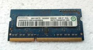 Ramaxel 4GB DDR3 Laptop Memory PC3L-12800S 1600Mhz RAM Low Volt SODIMM TESTED - Picture 1 of 1