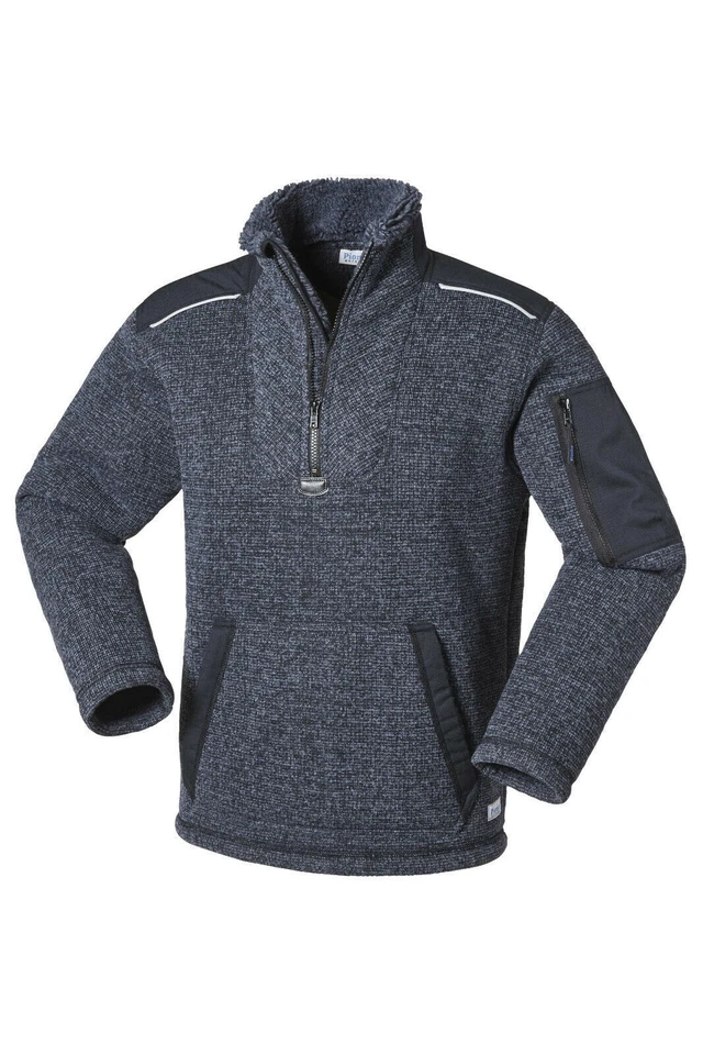 Pionier Workwear Wirkflor Troyer W0 82001 marine Teddy Webpelz Pullover