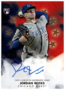 Jordan Wicks RC /50 - 2024 Topps Baseball Stars Autographs Gold #BSAWIC - Picture 1 of 2