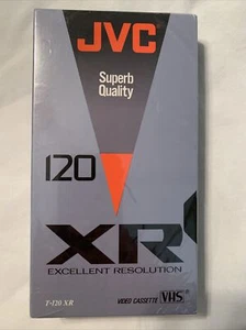JVC T-120 XR VHS TAPE 6 HOUR EXCELLENT RESOLUTION VIDEO Vhs New Sealed - Picture 1 of 2