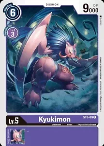 Digimon Card Game Kyukimon ST6-09 [ST-6: Starter Deck Venomous Violet] - Picture 1 of 2