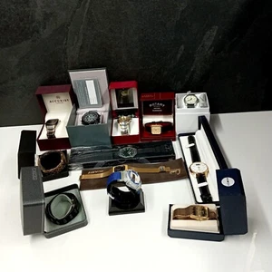 Herren Box Uhren Quarz Inc Seiko Accurist Etc UNGETESTET x 12 - Bild 1 von 9