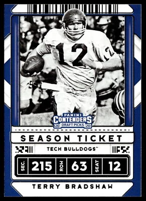 2020 Panini ContendersDraftPicks94Terry BradshawLouisiana Tech| Arpin Mint Cards - Image 1 of 2