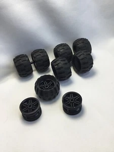 Lego Monster Tires Wheels  43.2x28sx4 61481x4 56145x3 lot - Picture 1 of 3